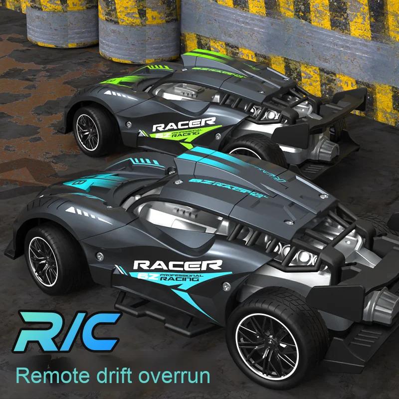 High Quality Remote Control Drift Racing Car 2.4G Rechargeable RC Car for Boys Kids Gift Stunt Toy High Speed Off Road Vehicle