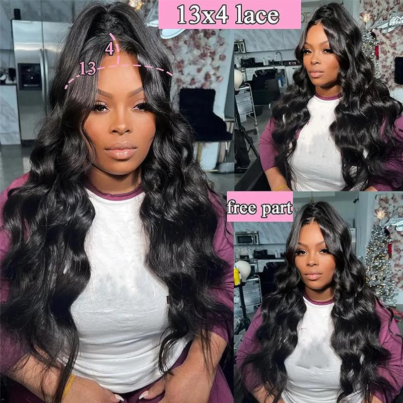 Body Wave Glueless Wigs Brazilian Pre Cut 13X4 Drawstring Glueless Hd Lace Wigs 14-36 Inches 6X4/5x5 Lace Closure Human Hair Wig For Women Pre Plucked Real Human Hair Ready To Wear Wig 180 Density