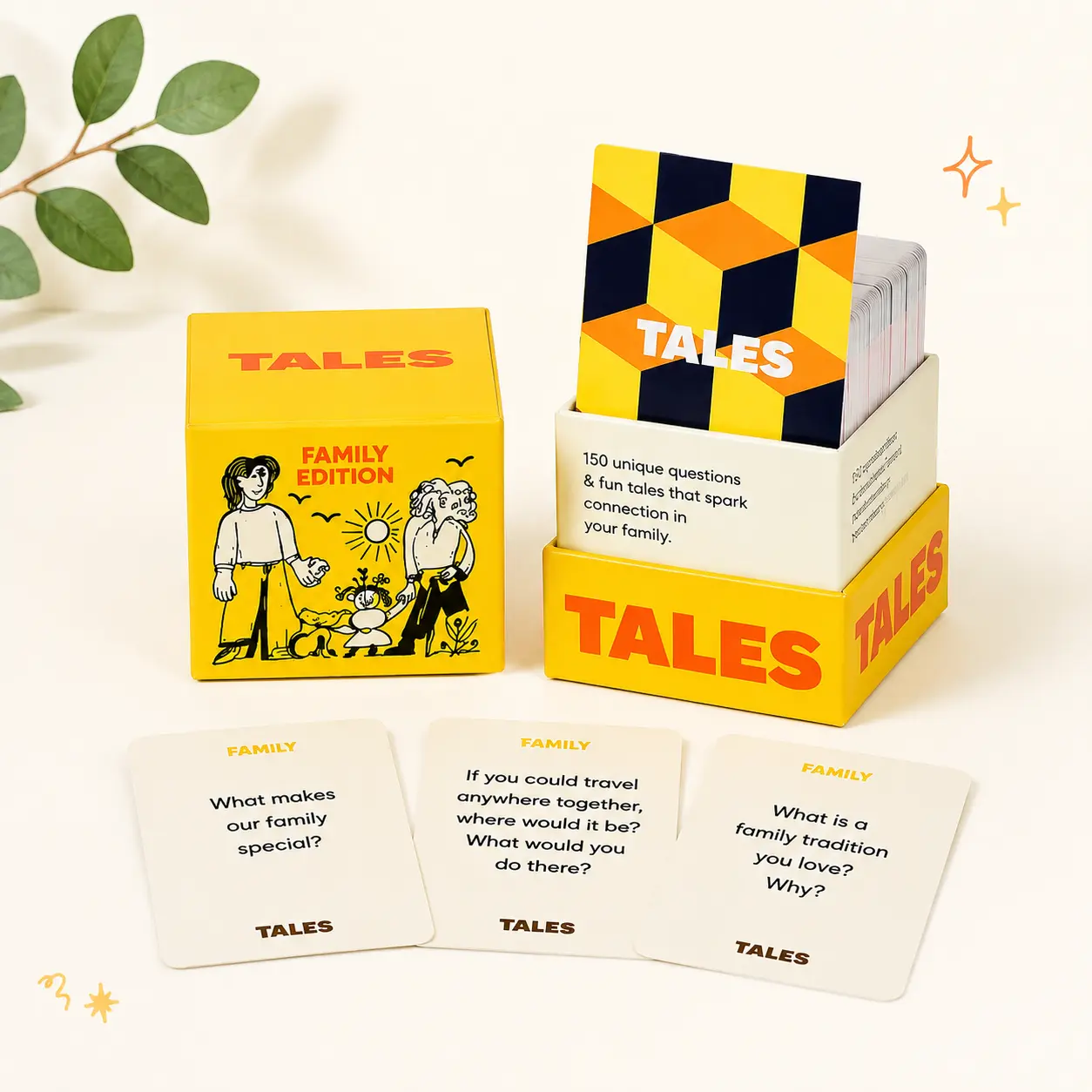 Tales Family Edition 150 Conversation Card Set, Board Game
