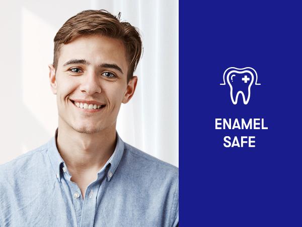 MySmile Non-Slip Teeth Whitening Strips - Enamel Safe & Sensitivity Free - Not Purple Strip(7/14/21 Treatments)