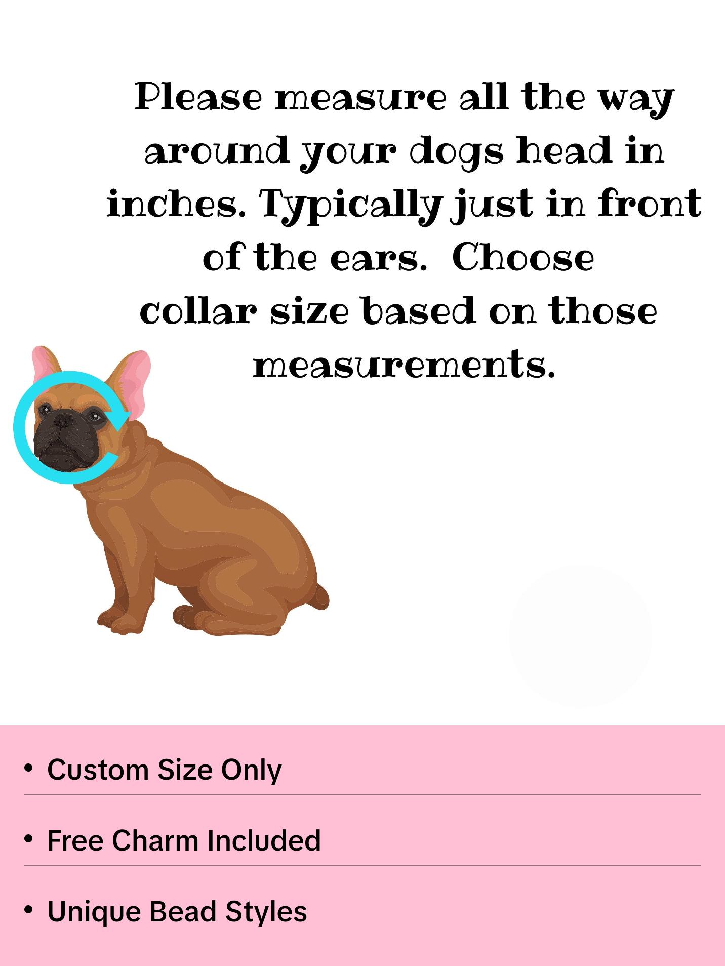 Magenta Pearl Beaded Dog Collar | Durable Dog Necklace with Big Beads | Custom Pet Jewelry | Luxury Dog Accessories | Puppy Pearls