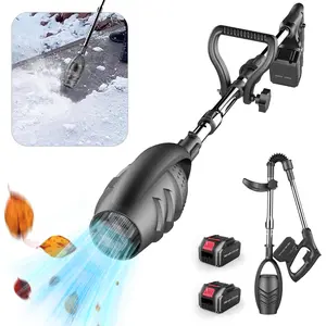 【Clearance Deal】Cordless Leaf Blower, Telescopic Snow Blower with Two 1500mAh Batteries, 28000 RPM, 60H Continuous Operation, Lightweight & Low Noise, Foldable Electric Blowers for Lawn Care