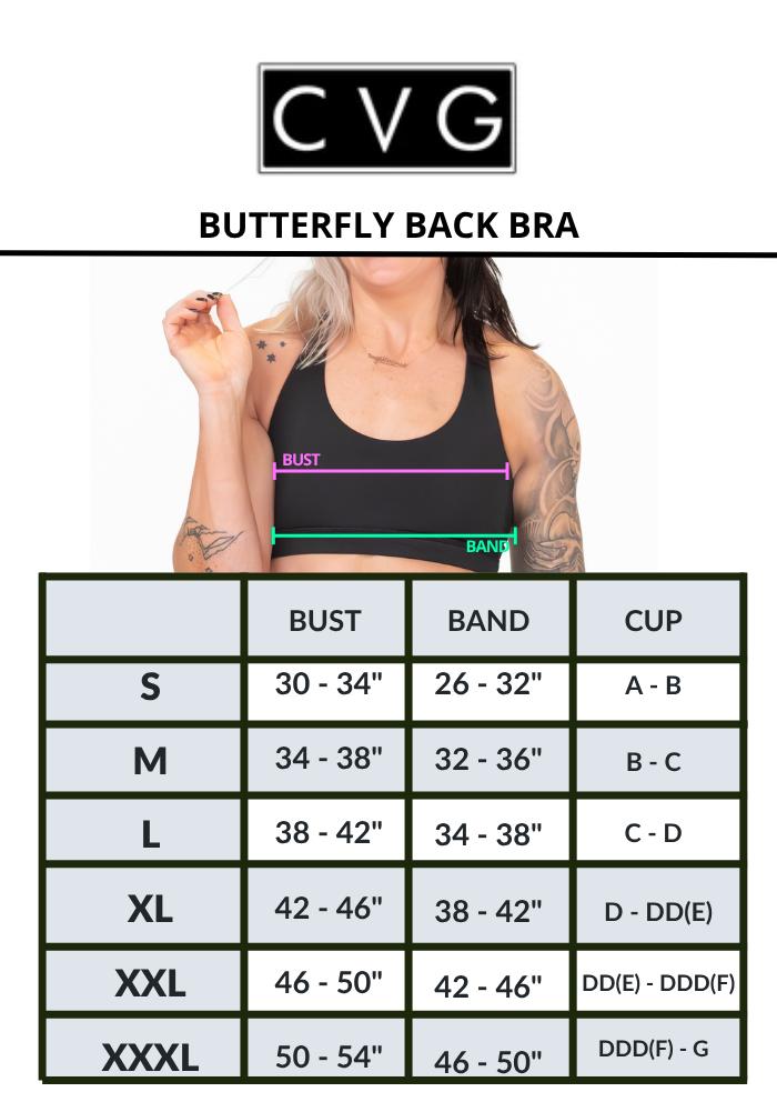Butterfly Back Bra | Crystal Tides