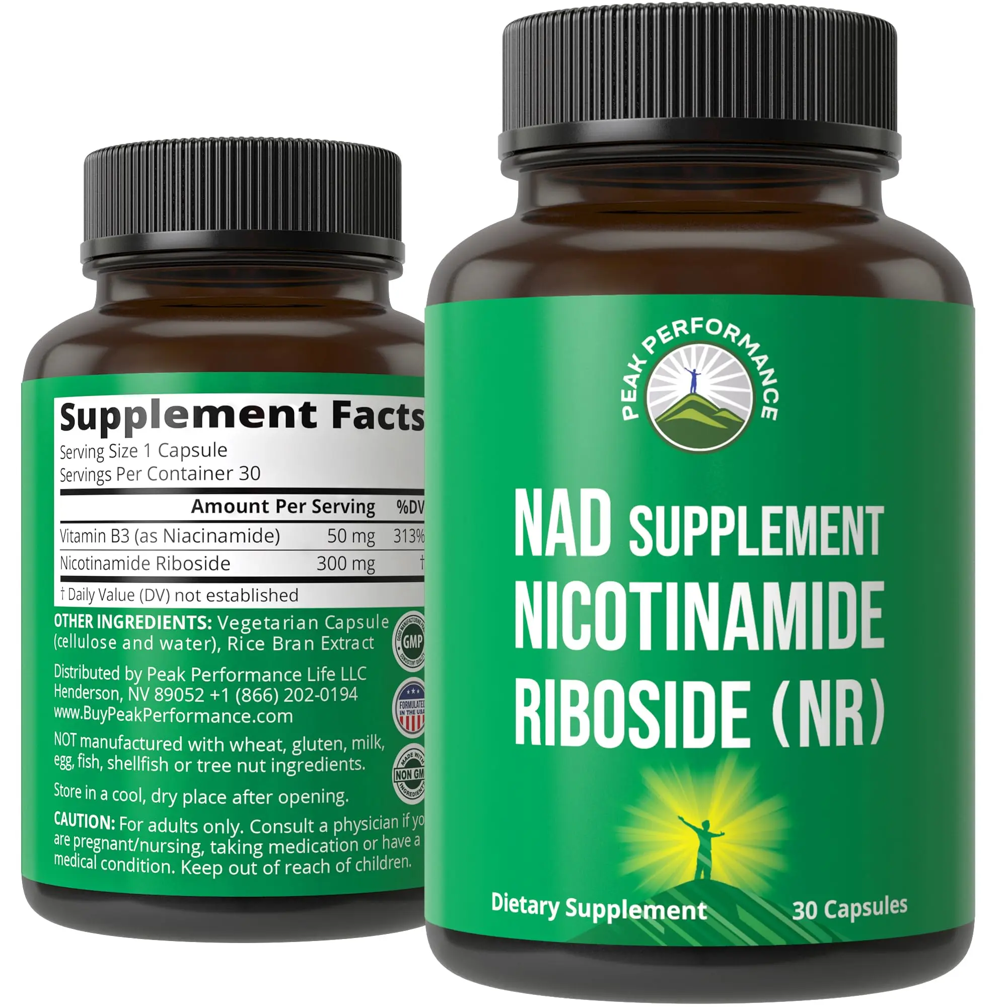 Peak Performance Nicotinamide Riboside (NR) Supplement Peak Performance Nicotinamide Riboside (NR) Supplement