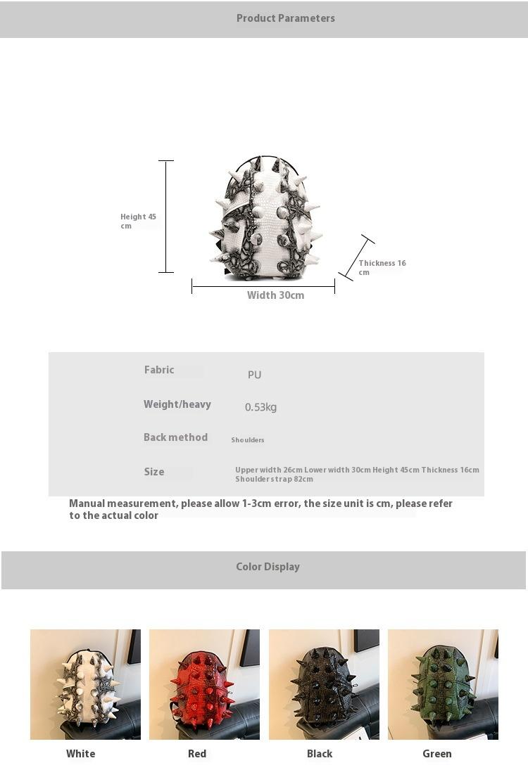 Cool Fried Street Hedgehog Casual Backpack