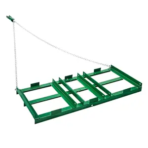 VEVOR Drag Harrow,  , 4 ft Heavy Duty Tow Behind Drag Harrow with Adjustable Bars & 72 in Chain, Driveway Grader Landscape Rake for ATV, UTV, Tractor, Mower Tow Behind Yard Lawn Leveling Tool