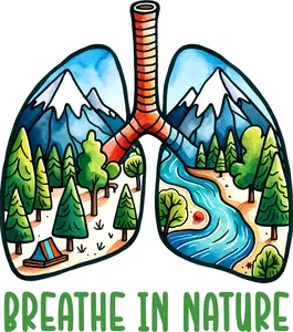 DTF Transfer – HM Breath Nature Multi Sizes