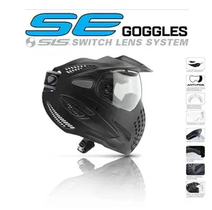 Dye Special Edition Thermal Lens Paintball Mask Goggles - Black w/ Clear Lens