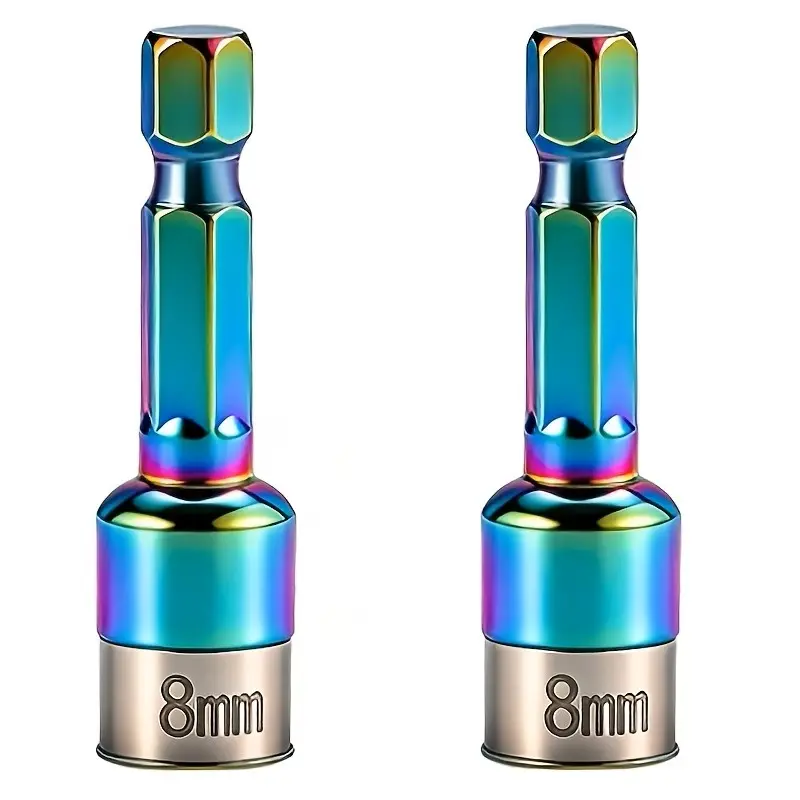 8Mm Industrial-Grade Non-Magnetic Wind Screw Socket with Locking Balls for Anti-Slip High Torque Hex Shank Heads