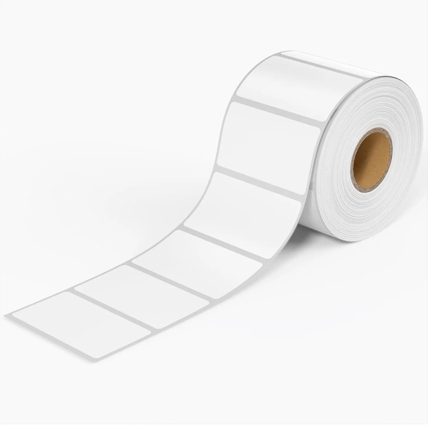 Thermal Shipping Labels 2x1 inch, 1000 Direct Thermal Labels Per Roll, White Barcode Label Paper, Compatible with Rollo & Zebra Desktop Label Printers, Self Adhesive Address Labels