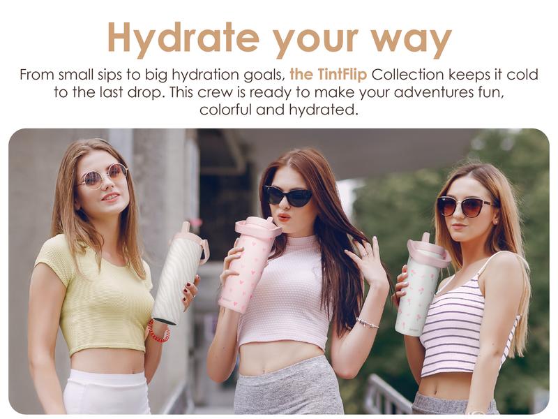 Sandjest 30oz Insulated Tumbler with Straw Lid & Carry Handle, Leak-Proof Stainless Steel, Cupholder Friendly, Ideal for Sports Outdoor Christmas Gift