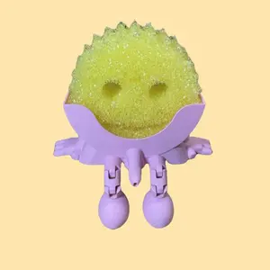 Scrub Diddy – Scrub Daddy Holder Sink Edge Sponge Buddy with Drainage Design for Efficient Kitchen Cleaning