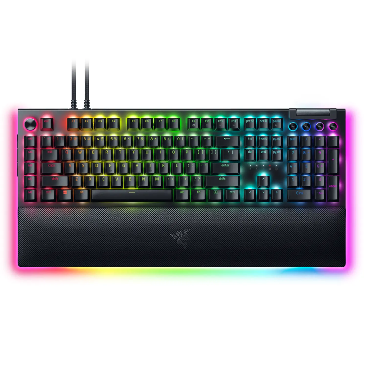 Razer BlackWidow V4 Pro Wired Mechanical Gaming Keyboard, Clicky Keyboard with Razer Chroma RGB, FPS Gaming Accessory for Gaming PC (Gaming PC Accessories, RGB Keyboards Included)