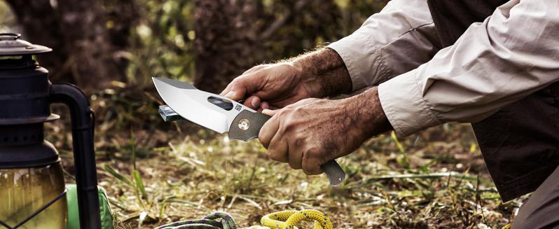 ARTISANCUTLERY Folding Pocket Knife for Men 3.86" AR-RPM9 Black PVD Steel Blade with American OD Green Micarta Handle Xcellerator(1860P) for Christmas gift, Survival Gear Survival Equipment Set