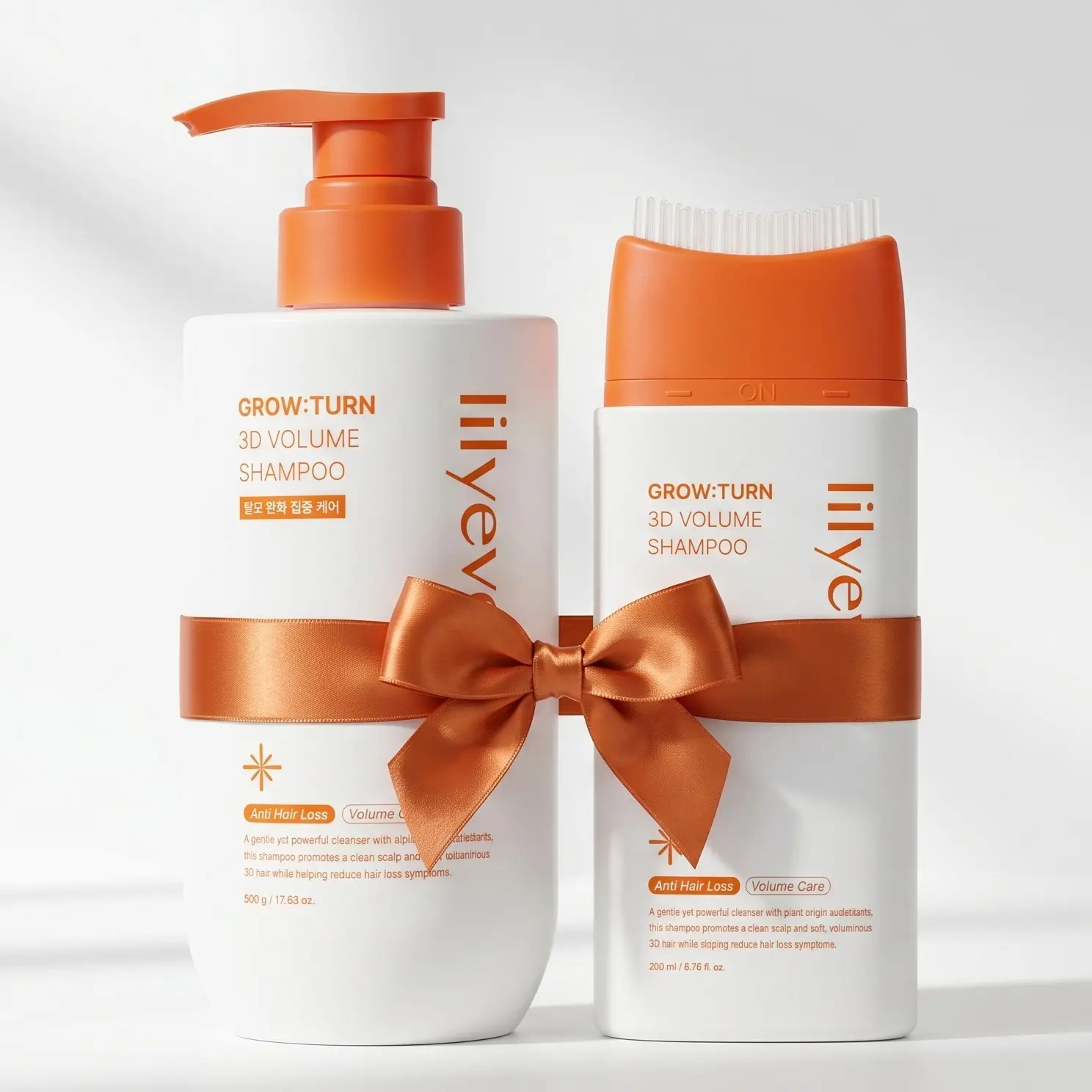 [LILYEVE] GROWTURN 3D Volume Shampoo Duo | 3D Volume Brush Shampoo & 3D Volume Shampoo Value Set