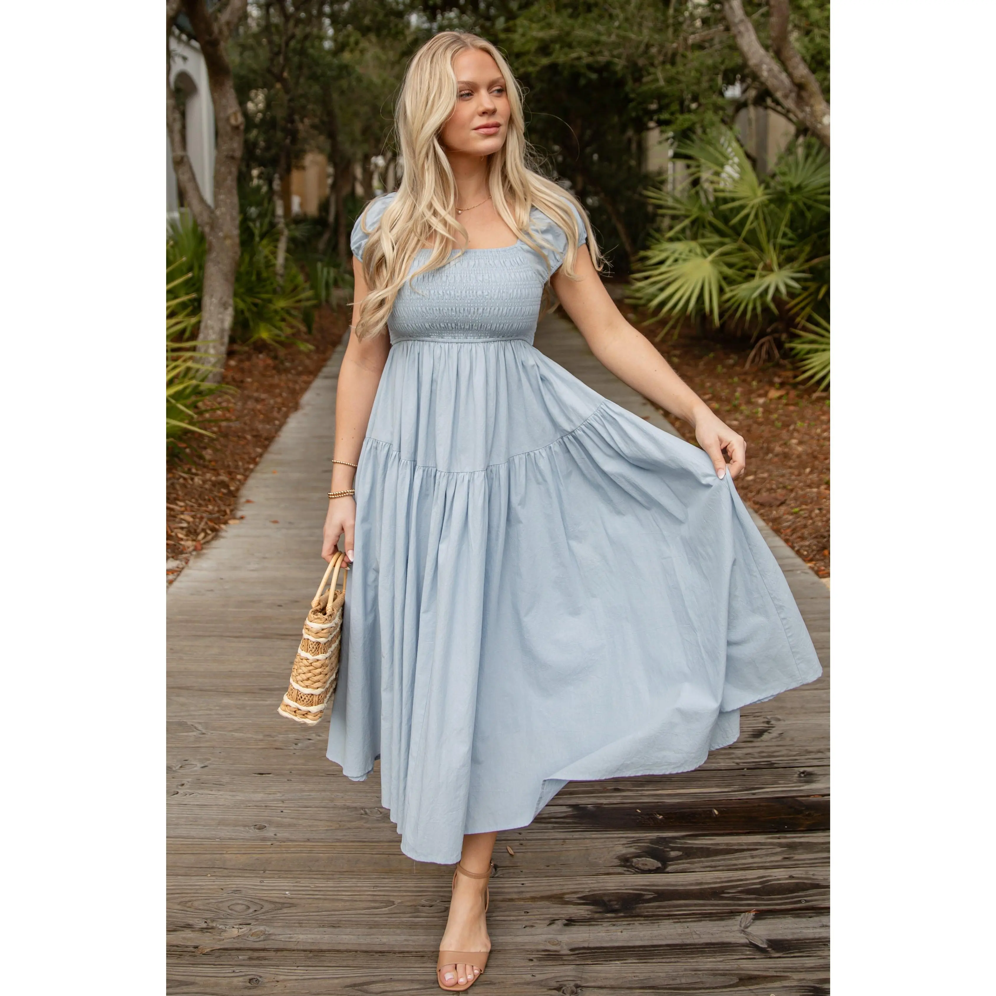 light blue midi dresses - TikTok Shop light blue midi dresses - TikTok Shop