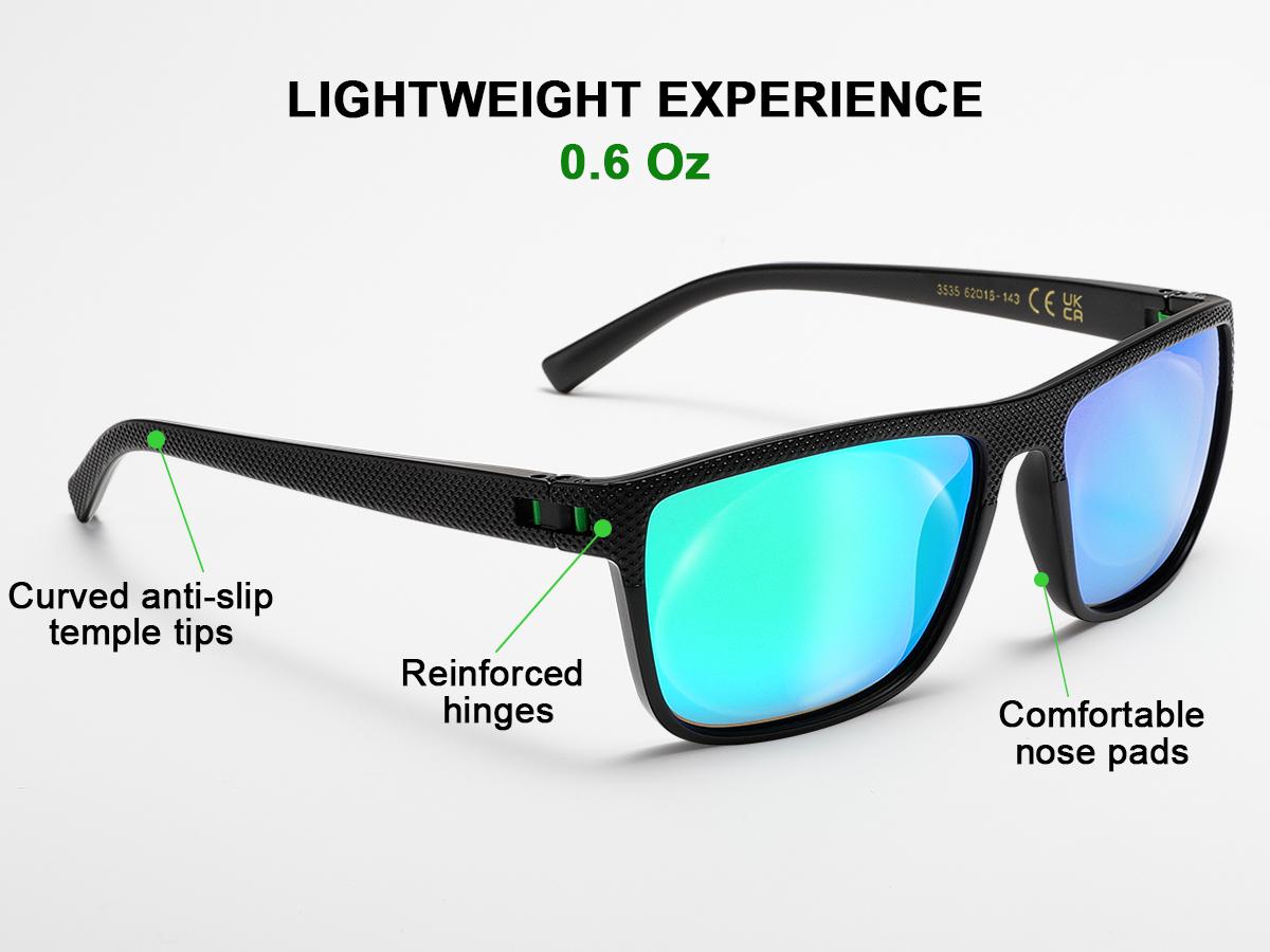 Arttodo UV Polarized Sunglasses for Men, Lightweight Sunglasses with UV Protection for Golf, Golf Accessories for Man, Golf Gift Arttodo UV Polarized Sunglasses for Men, Lightweight Sunglasses with UV Protection for Golf, Golf Accessories for Man, Golf Gift