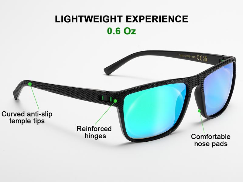 Arttodo UV Polarized Sunglasses for Men, Lightweight Sunglasses with UV Protection for Golf, Golf Accessories for Man, Golf Gift