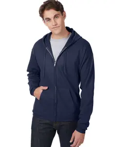 Hanes Ecosmart Unisex Full-zip Fleece Hoodie Intimates Comfortable Fit Soft Stretch Fabric Breathable Op180