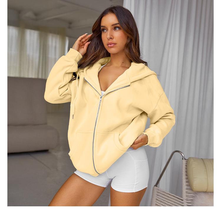 Automet Womens Zip Up Hoodies Oversized Sweatshirts Fall Fashion Outfits Casual Jackets 2025 Winter Clothes SpringStatements