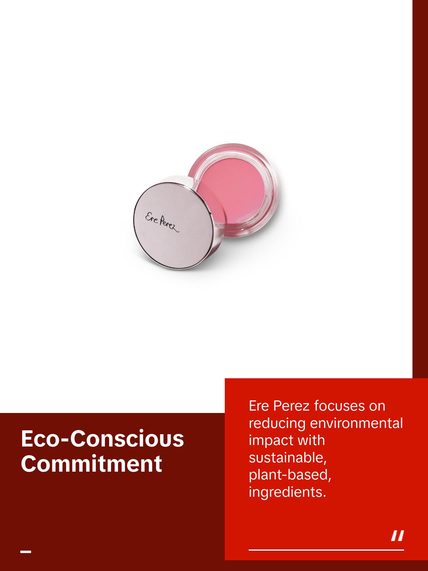 Ere Perez Carrot Colour Pot All in one Colour Cream Blush for Cheeks and Lips - Clean Make-Up