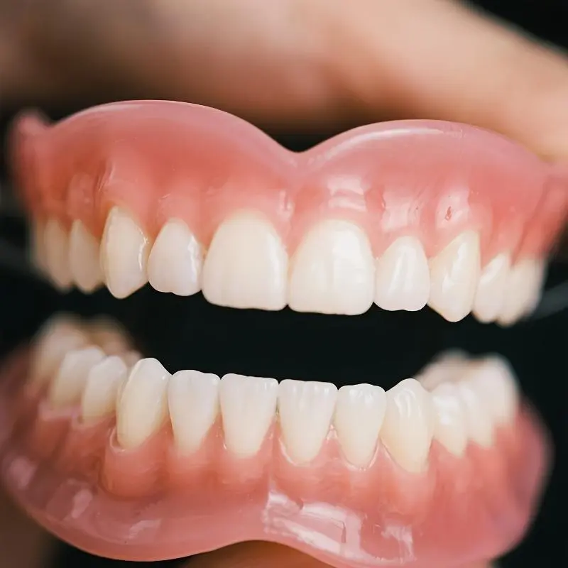 Denture restoration kit: Aesthetically pleasing, corrects gaps between teeth, creates a natural smile, comfortable, and cosmetic dentures.