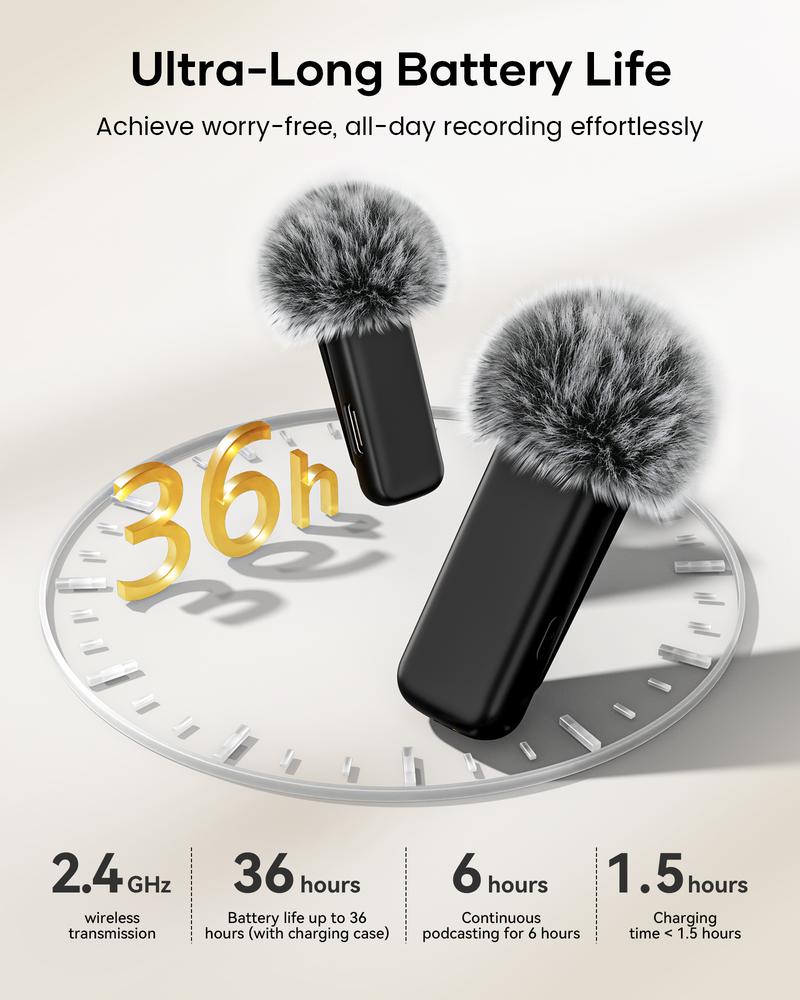 KUKIHO K6 wireless lavalier microphone is suitable for all mobile phones Type-C and ios, plug and play noise reduction wireless microphone KUKIHO K6 wireless lavalier microphone is suitable for all mobile phones Type-C and ios, plug and play noise reduction wireless microphone