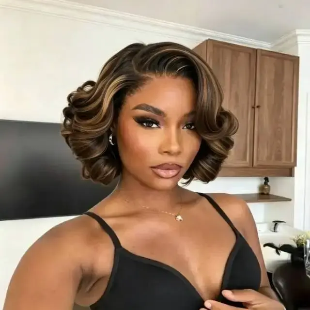 [NEW]AliPearl Wigs Side Part Layered Body Wave Bob Wig Glueless 6x8 Lace Closure Wig Pre Styled Pre Cut Pre Plucked Human Hair
