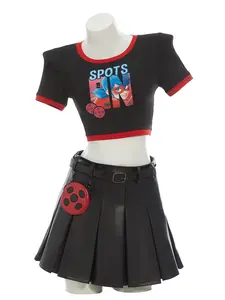 Officially Licensed Miraculous Ladybug T-Shirt & Skirt Costume Set