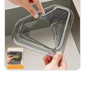 Kitchen Magnetic Drain Rack, Dry And Wet Separation Hook Garbage Filter Basket, Magnetic Fixation Saves Space, Drain Storage Rack Sink Filter, Kitchen Garbage Food Collector Filter, Store More Kitchen Tools, Kitchen Utensil Gadgets