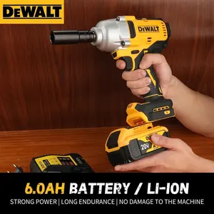DEWALT DCF850 Brushless Lithium Electric Screwdriver Electric Drill Woodworking Screwdriver Impact Drill Adjustable Speed Portable Collapsible Fishing Net power tool detachable tire high torque
