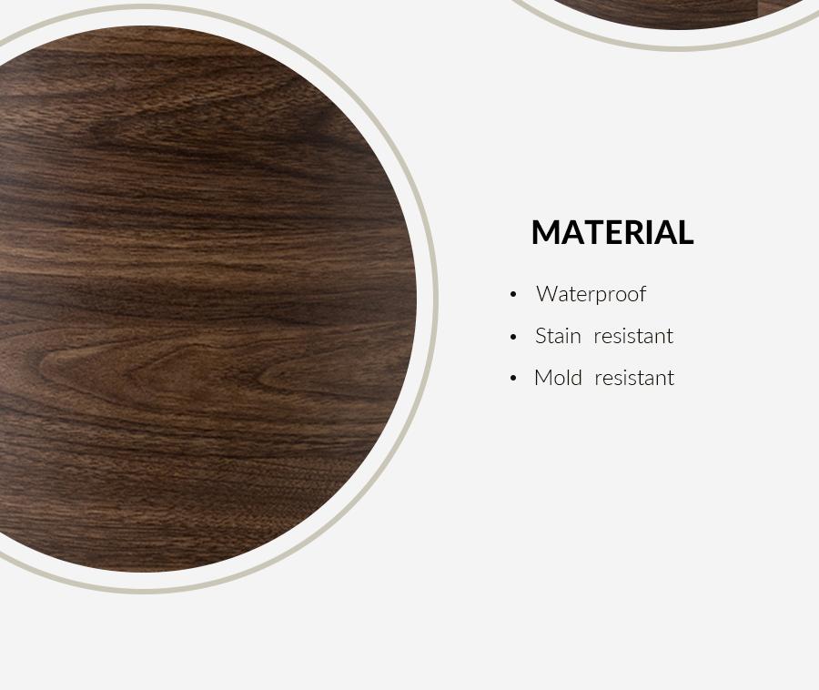 Hulala Etta 26'' Tall Drum 3 Drawer End Table, Solid and Manufactured Wood, with Square Drawers and Storage Cabinet, Metal Legs