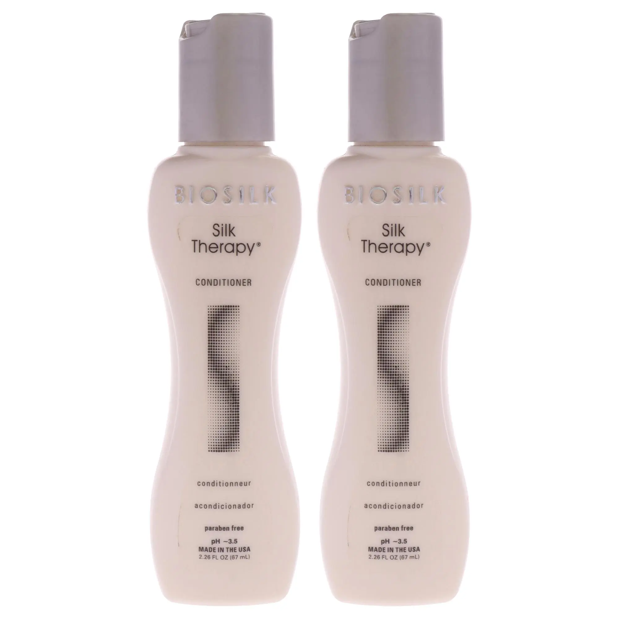 Silk Therapy Conditioner by Biosilk for Unisex - 2.26 oz Conditioner - Pack of 2