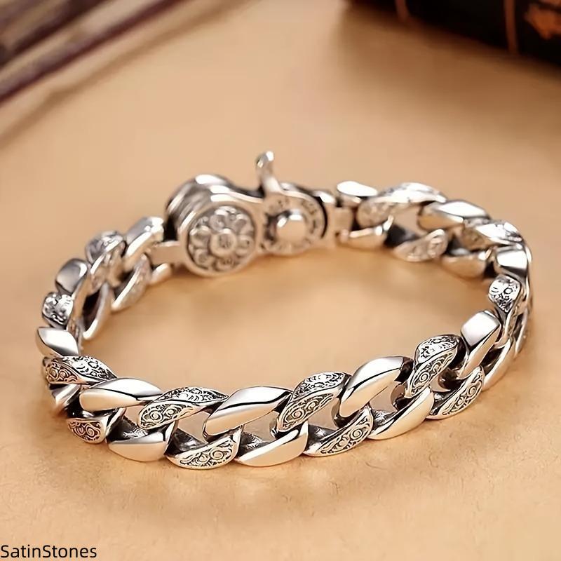S925 silver-plated rotating fashion bracelet - the perfect accessory for everyday wear, an ideal gift for friends and family, and also suitable for women.