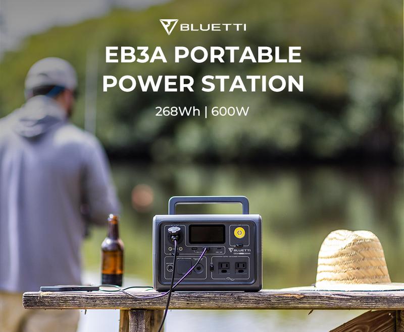 BLUETTI EB3A Portable Generator,600W Solar Generator, 268Wh LiFePO4 Power Station for Camping, Home Use, Emergency BLUETTI EB3A Portable Generator,600W Solar Generator, 268Wh LiFePO4 Power Station for Camping, Home Use, Emergency
