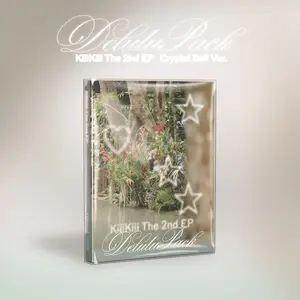 KiiiKiii – DELULU PACK (2nd EP) [CRYSTAL BALL Ver.] | Official K-Pop CD Album | Photobook (108×140) + Accordion Folder Card + Stickers + Random Photocard (1 of 5) | “404 (New Era)” Title Track + TABLO Produced Track
