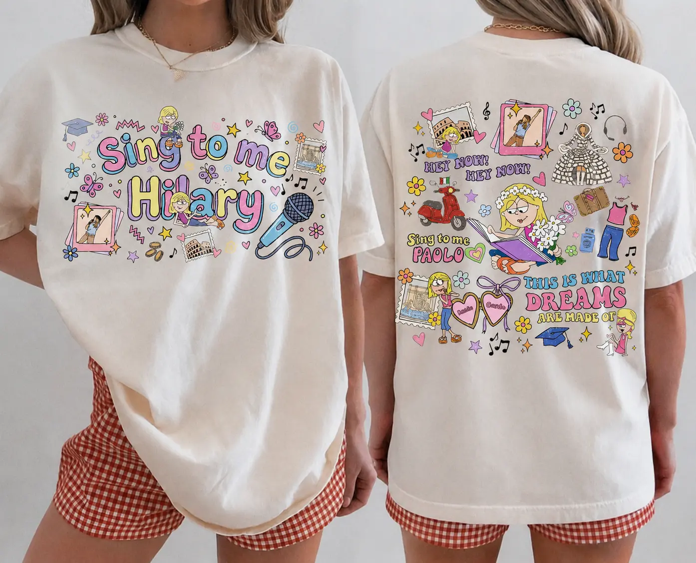 This Is What Dreams Are Made Of Shirt, Two Side Lizzie Pop Princess Tee, Comfort Colors Vintage 2000s TV Show Girl Trip Outfit