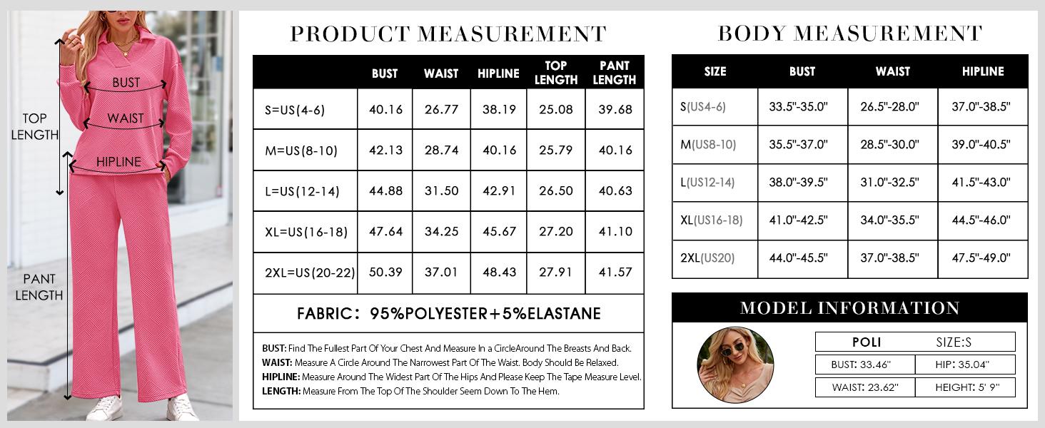 BTFBM Women 2-Piece Outfit 2026 Fall Winter Lapel V Neck Long Sleeve Pullover and Wide Leg Pants Lounge Sets Pockets #Clearance