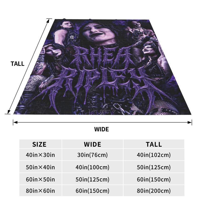 WWE Rhea Ripley Blanket Throw,Flannel Fleece Blankets for Couch Sofa Bed Bedroom Chair Decor Christmas Decorations Blanket Young Adults Men Women Boy Girl Gift