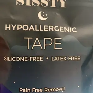 SISSTY Anti-Snoring Sleep Mouth Tape, 35-Strip 1-Month Supply, Black Gentle Adhesion Sports Tape, Sleep Aid Supplies, Healthcare Accessory for Snoring Relief, Snore Mouth Tape