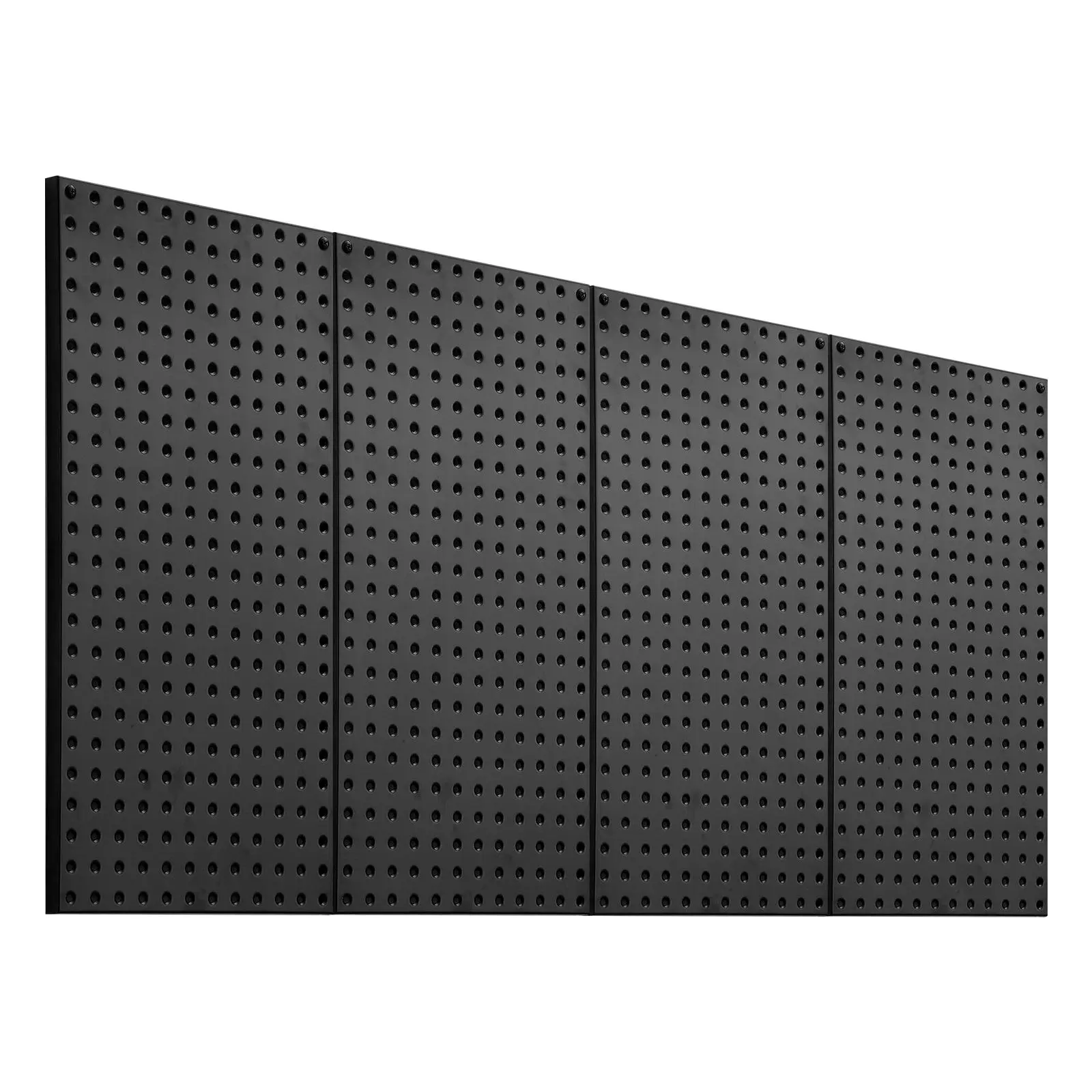 【Backtoschool】VEVOR Heavy-Duty Steel Pegboard Panel Set, 4x24"x12" Wall-Mount Racks, Durable Holder for Garage Tool Storage & Workshop Organization, Black