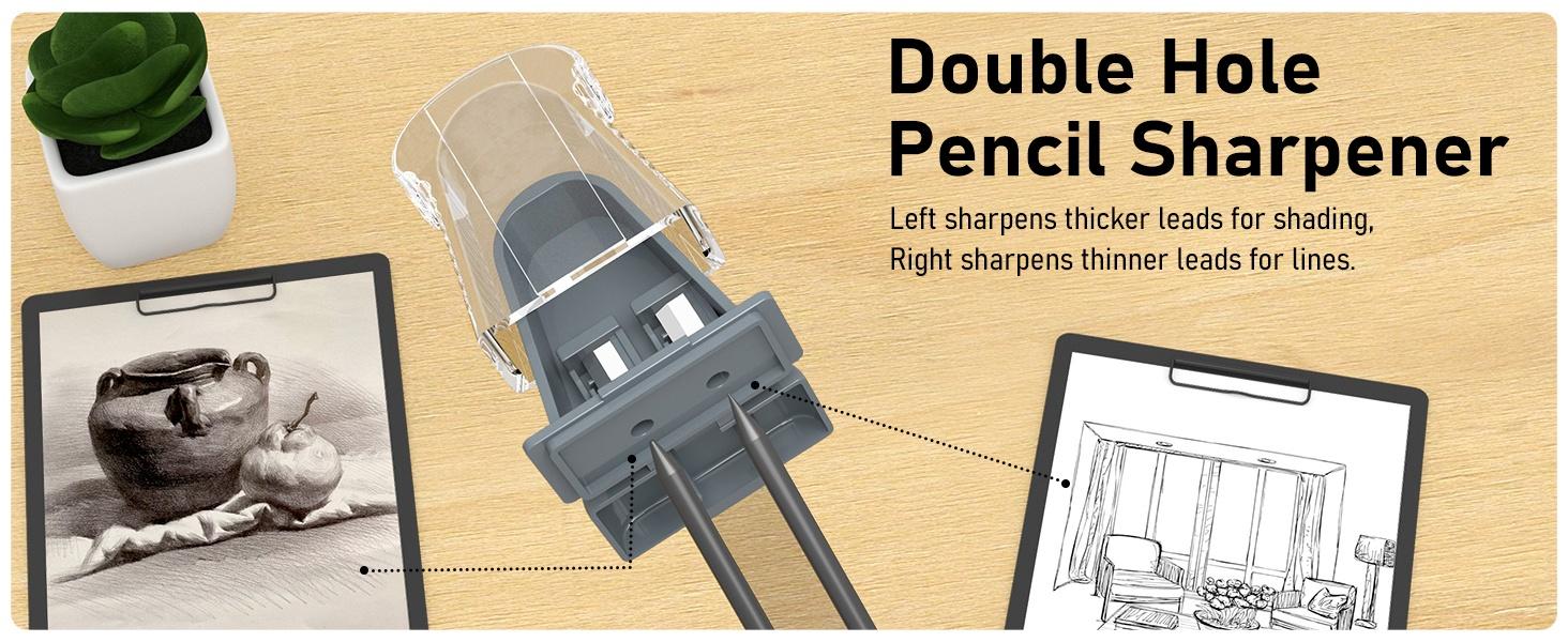 Four Candies Back to School 5PCS Metal Art Mechanical Pencil Set 3PCS Drafting Pencils 0.5 0.7 0.9MM & 2PCS 2MM with 420PCS Leads for Writing Sketching Drawing School Stationery Set