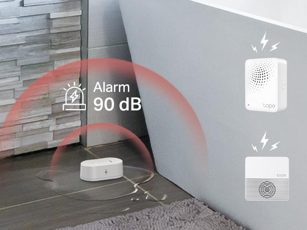 TP-Link& Tapo T300 Smart Water Leak Sensor – 6-Probe Instant Detection, 90 dB Siren, IP67 Waterproof, App & Alexa Alerts, 3-Year Battery, Requires Tapo Hub