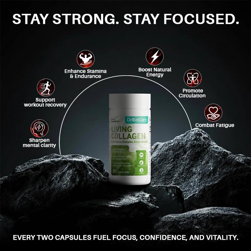 【Force】DrBioCare L-Carnitine Complex Supplement New Formula – Daily Energy, Muscle Support, Endurance Enhancement, No Herbs