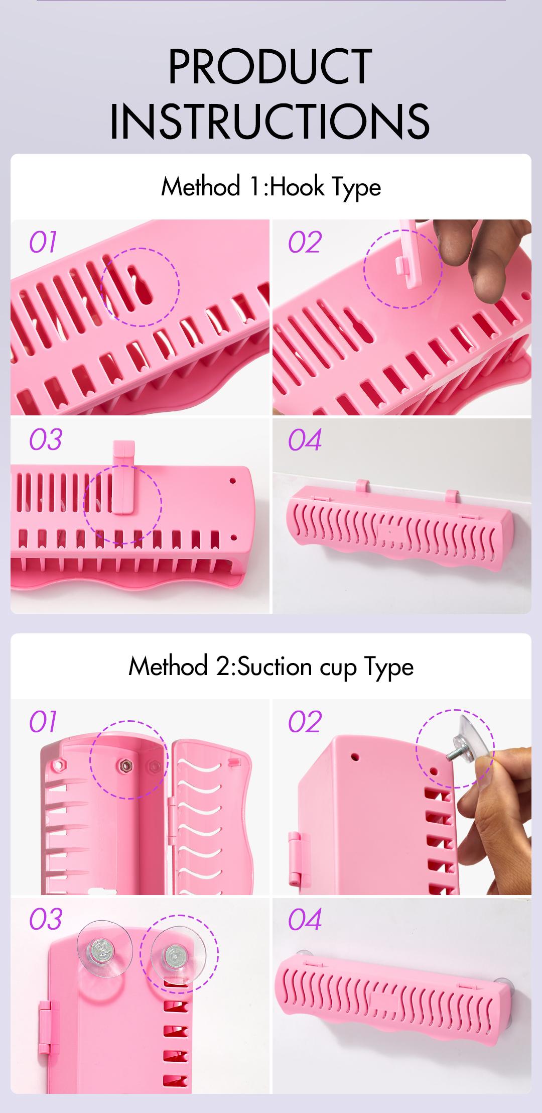 LUVME Hair Extension Holder and Hanger to Hold Clip-In,Tape-In,Bundles,Washing Coloring and Blow-Drying Haircare