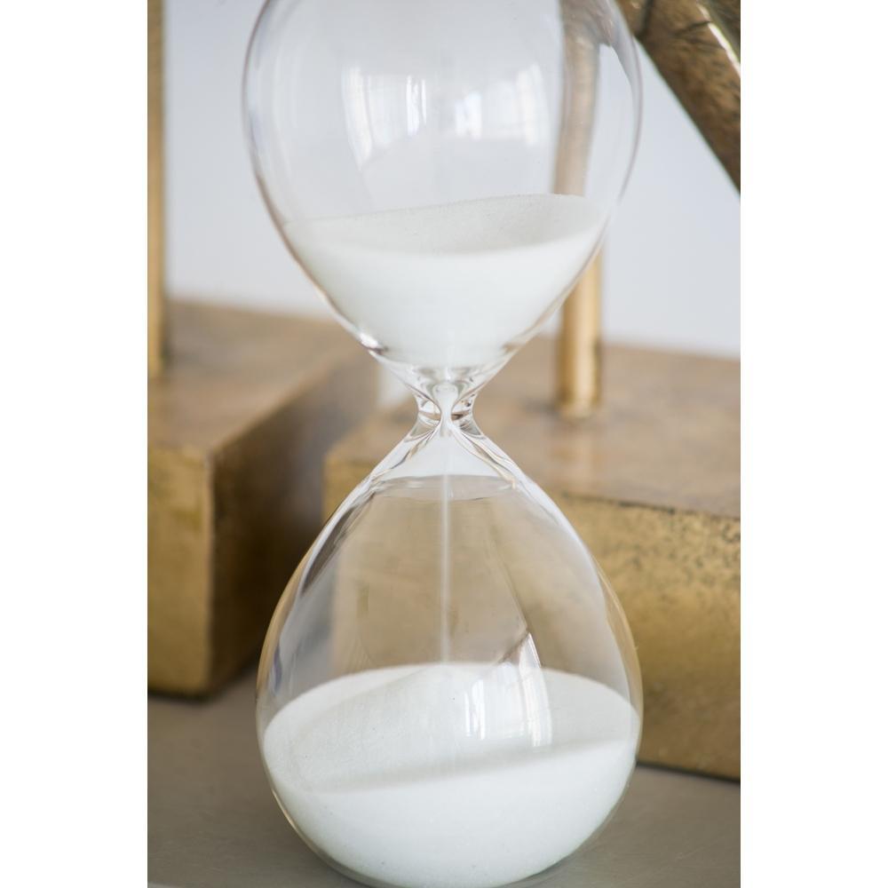 8" Ferdinand 30-Minute Hourglass, White Sand