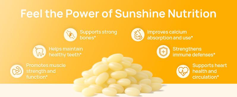 Selerb Vitamin D3 K2 – 10,000 IU D3 + 200 mcg MK-7 with Virgin Coconut Oil – Bone, Heart & Immune Support – 120 Softgels High Potency Supplement Daily Dietary Supplement Curated Supplements Lean Muscle Booster