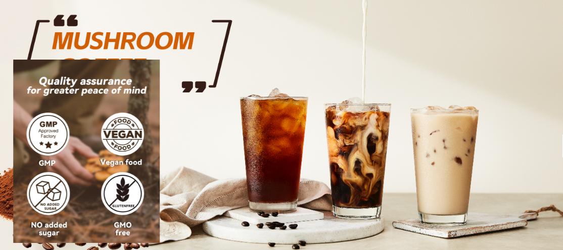 Mushroom Coffee (30 Servings) 10 Mushrooms (Lion’s Mane, Cordyceps, Turkey Tail & Other) Mixed With Gourmet Arabica Instant Immune Boosting Coffee for Focus & Gut Health Support