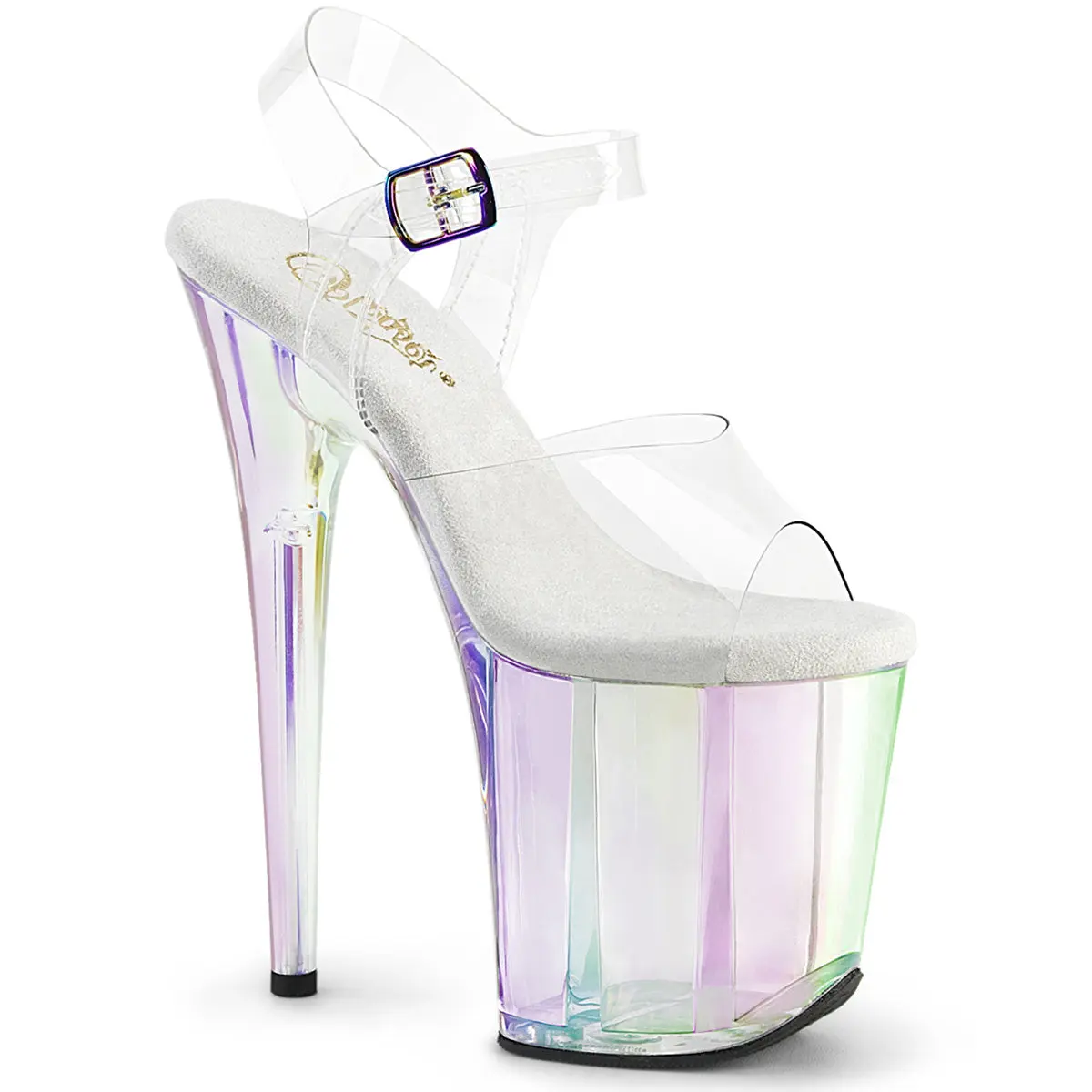 Pleaser Women's Classy Elegant Platform Sandals - 808HT Style High-Heel Shoes, Stylish Heels for Women
