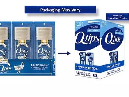 Q-tips Cotton Swabs (625 ct., 2 pk. + 500 ct., 1 pk.) Packaging may vary Makeup Daily Cosmetic